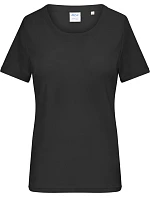 Daiber 8039 Dámské bio tričko s jemným žebrováním 02.8039 black Daiber 8039 Dámské bio tričko s jemným žebrováním 02.8039 black