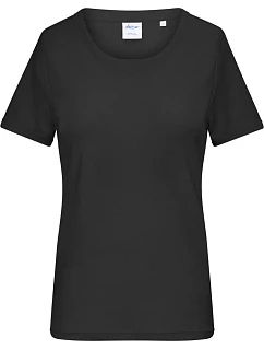 Daiber 8039 Dámské bio tričko s jemným žebrováním 02.8039 black