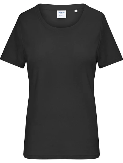 Daiber 8039 Dámské bio tričko s jemným žebrováním 02.8039 black Daiber 8039 Dámské bio tričko s jemným žebrováním 02.8039 black
