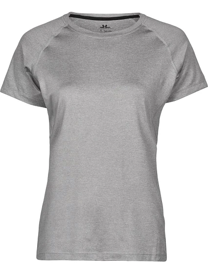Tee Jays TJ 7021 Dámské sportovní tričko CoolDry 18.7021 grey melange Tee Jays TJ 7021 Dámské sportovní tričko CoolDry 18.7021 grey melange