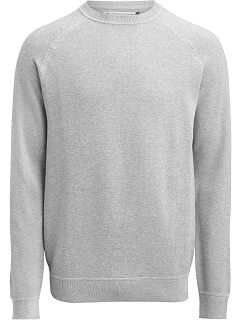 Casual Sweater Pánský pletený svetr grey melange model 22460613 - James Harvest