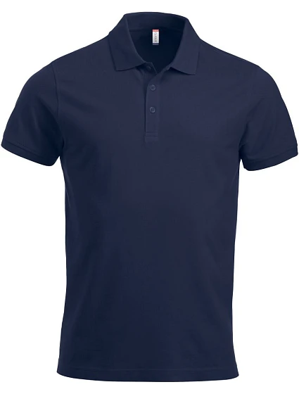 Clique Classic Lincoln S/S Pánské piqué polo z těžké bavlny 67.8244 dark navy