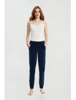 Sametové kalhoty s vysokým pasem model 20515761 - Vamp