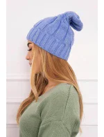 Fleecová čepice Iwona K221 modrá