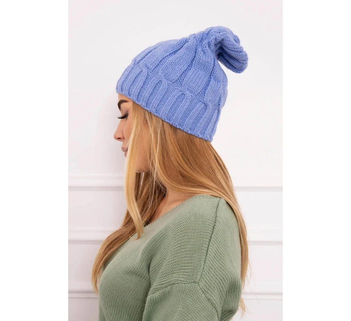 Fleecová čepice Iwona K221 modrá