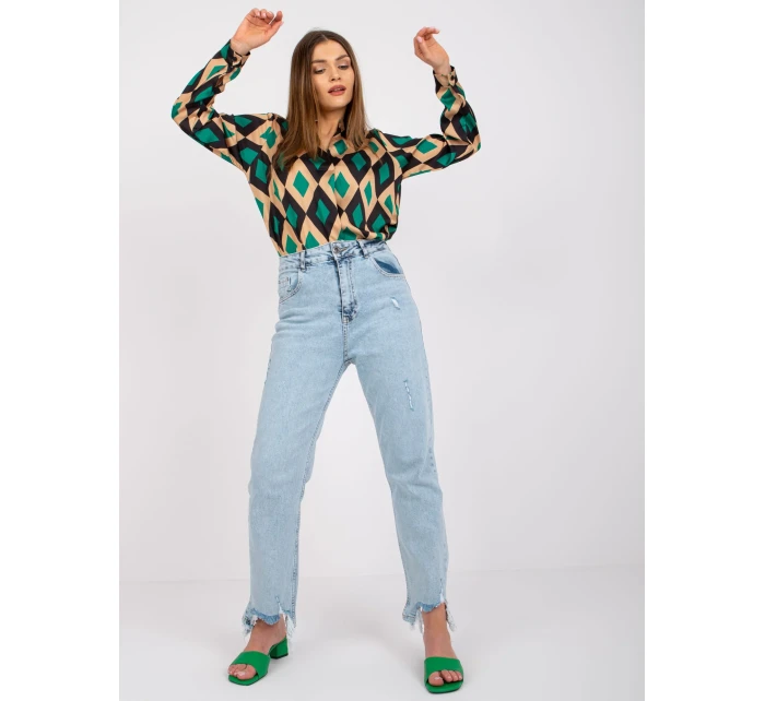 Halenka DHJ BZ 15256.53P černozelená Halenka DHJ BZ 15256.53P černozelená