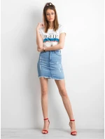 Sukně JMP SD 193 model 14830280 modrá - FPrice