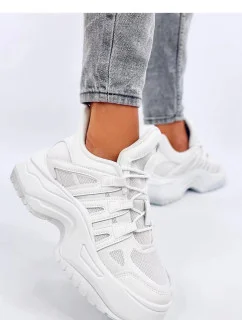 Dámské tenisky na klínech NB626 Bílá - Inello