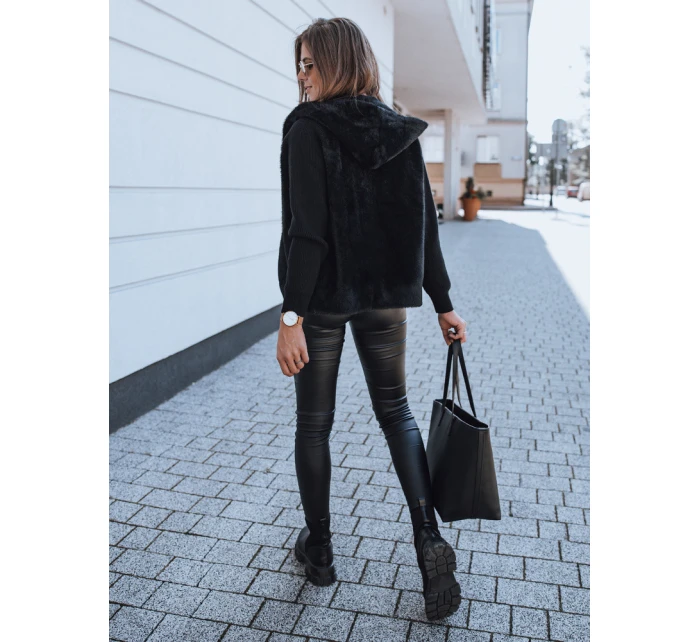 Dámská alpaková bunda KATHERINE černá FashionStreet NY0481