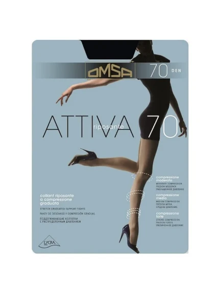 Dámské punčochové kalhoty Omsa Attiva 70 den 2-5