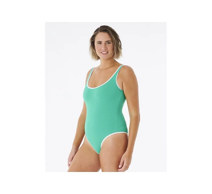 RIP CURL Premium Surf Cheeky One Piece Zelené plavky RIP CURL Premium Surf Cheeky One Piece Zelené plavky
