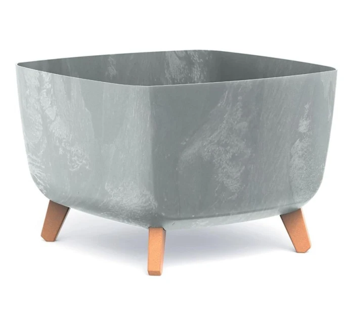 GRACIA SQUARE BETON EFFECT POND 39x39CM dětské