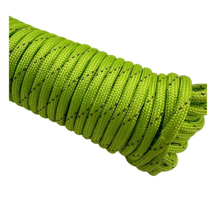 REFLEXNÍ TURISTICKÉ LANO 15M ZELENÉ REDCLIFFS