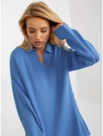 Dámský svetr LC SW  modrá  model 18132799 - FPrice