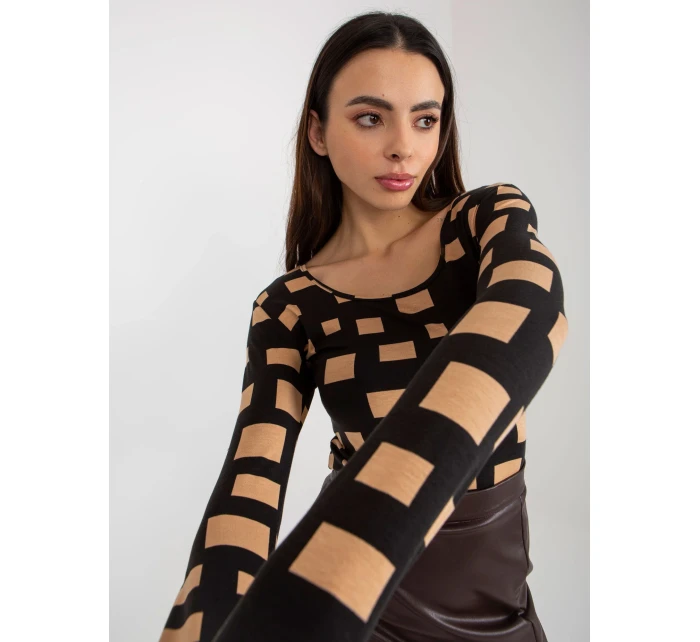 Dámská halenka LK BZ 509198.48P černá - FPrice Dámská halenka LK BZ 509198.48P černá - FPrice