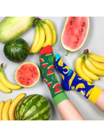 Banánové ponožky Sada ponožek Sada ovoce