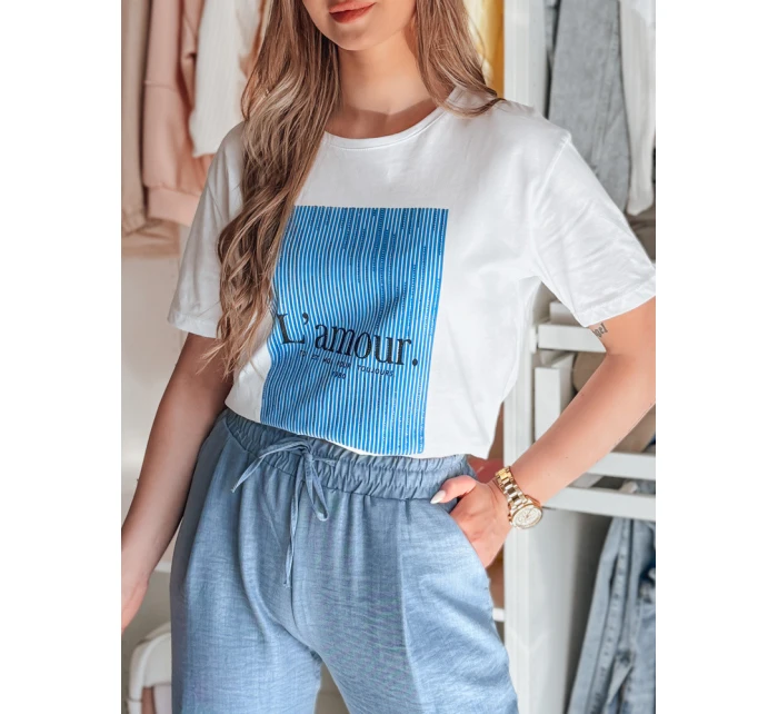 Dámské tričko LAMOUR bílé Dstreet RY2587