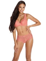 Dámské brazilky 053/54/2 Carmela peach - MAT Dámské brazilky 053/54/2 Carmela peach - MAT