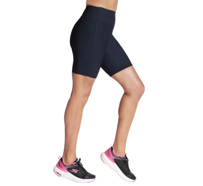 Go Flex Rib cyklistické kraťasy s vysokým pasem Black L model 21387835 - Skechers Go Flex Rib cyklistické kraťasy s vysokým pasem Black L model 21387835 - Skechers