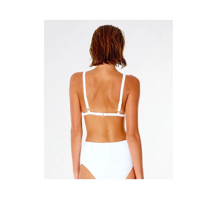 GORA-BIKINI RIP CURL Wave Shapers Stripe Banded Tri - bílý