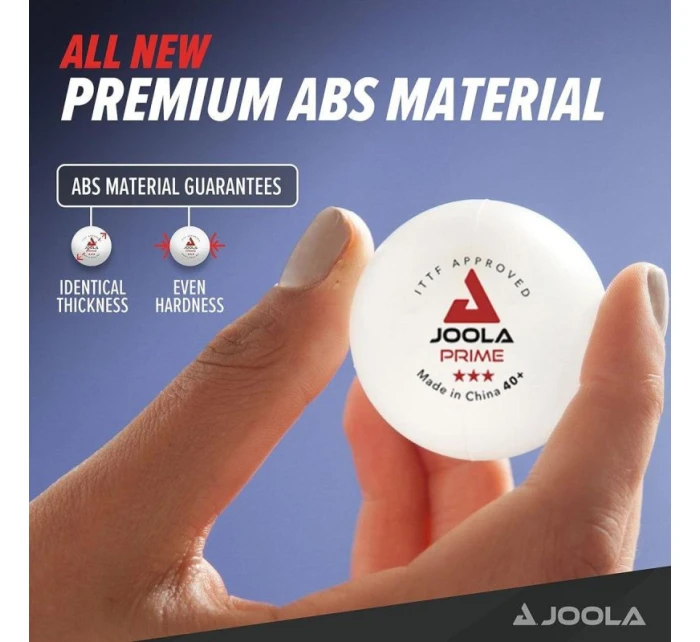 MÍČKY NA STOLNÍ TENIS JOOLA PRIME 6KS BÍLÉ