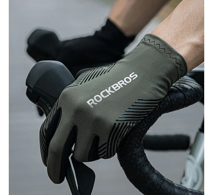 Cyklistické rukavice  velikost: XXL zelené model 22083556 - Rockbros