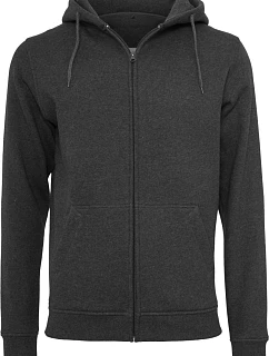 BY 012 Mikina s kapucí z těžké bavlny model 22433706 charcoal - Build your Brand