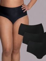 Essential vyšší kalhotky 3Pack 1343-3 black - Anita Classix