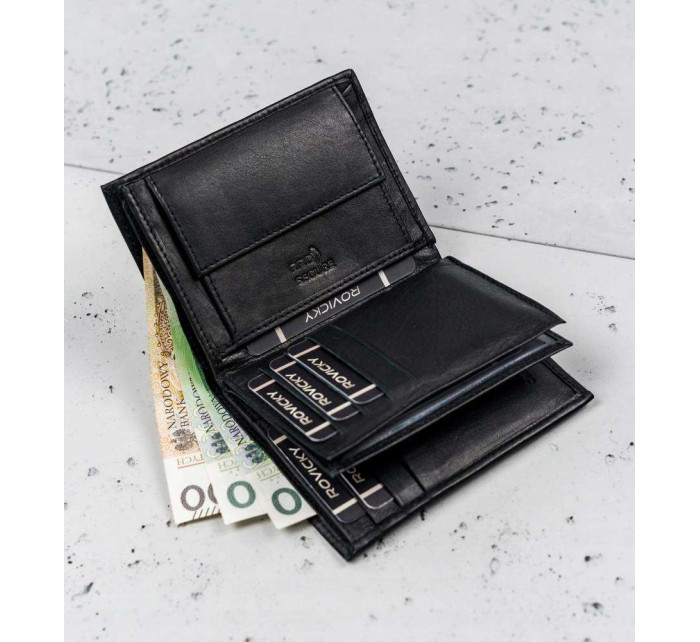 Pánské peněženky [DH] 0800 D BLACK