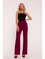 S418 Kalhoty s laclem - bordó