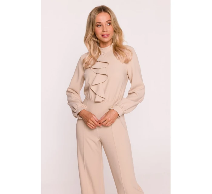 S420 Kombinéza s volánem - béžová S420 Kombinéza s volánem - béžová