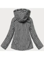 Černo/bílá oboustranná dámská bunda (W588BIG) Černo/bílá oboustranná dámská bunda (W588BIG)