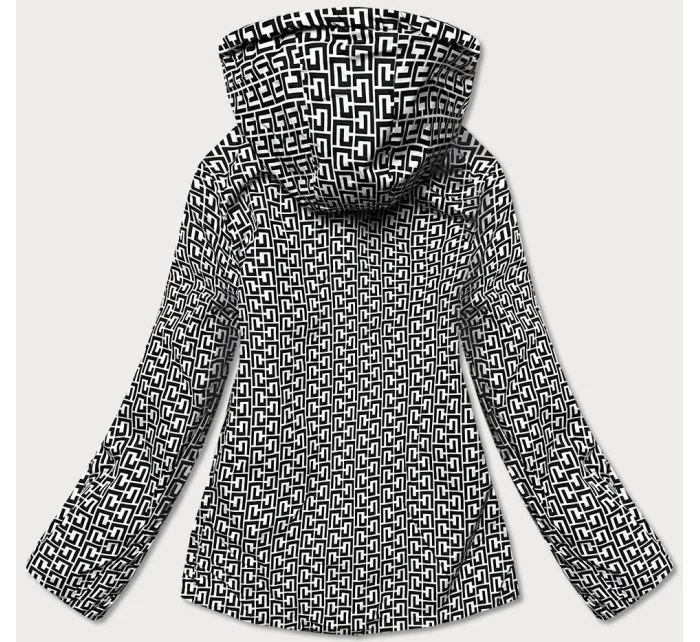 Černo/bílá oboustranná dámská bunda (W588BIG) Černo/bílá oboustranná dámská bunda (W588BIG)