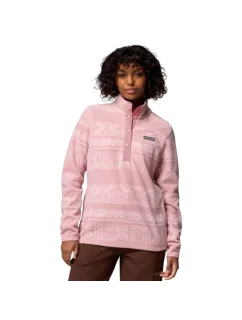 Columbia Benton Spring Printed 1/2 Snap 2085611659 Pink L