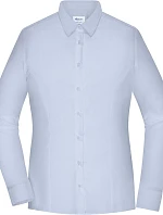 Daiber JN 1371 Popelínová halenka slim fit s dlouhým rukávem 02.1371 light blue