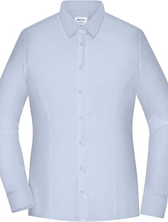 Daiber JN 1371 Popelínová halenka slim fit s dlouhým rukávem 02.1371 light blue