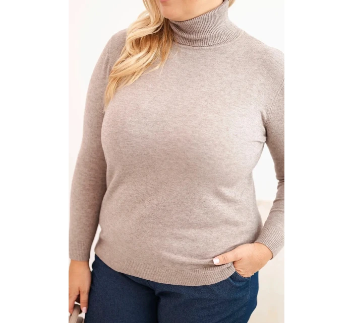 Dámský svetr Plus Size z viskózy model 21321812 střihu fango - K-Fashion
