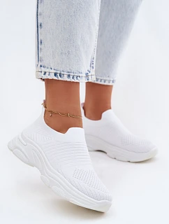 Materiálové Sportovní Dámské Boty Bílé model 22107401 - Boto