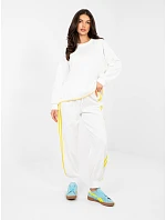 Spodnie dresowe IT DR model 22067012 ecru - FPrice Spodnie dresowe IT DR model 22067012 ecru - FPrice