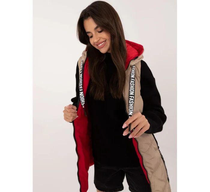 Kamizelka SK KZ HH model 21175323 beżowy - FPrice Kamizelka SK KZ HH model 21175323 beżowy - FPrice