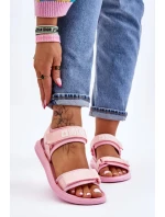 Dámské Sportovní Sandály Big Star LL274729 Růžové Dámské Sportovní Sandály Big Star LL274729 Růžové