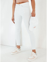NAVILES dámské džínové kalhoty bílé Dstreet UY1987