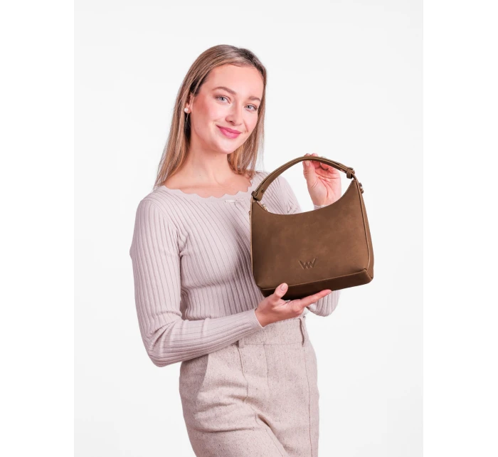 Dámská kabelka Vuch Nera Suede Brown