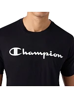 Koszulka męska Champion SS Tee czarna 221814 KK001 pánské Koszulka męska Champion SS Tee czarna 221814 KK001 pánské