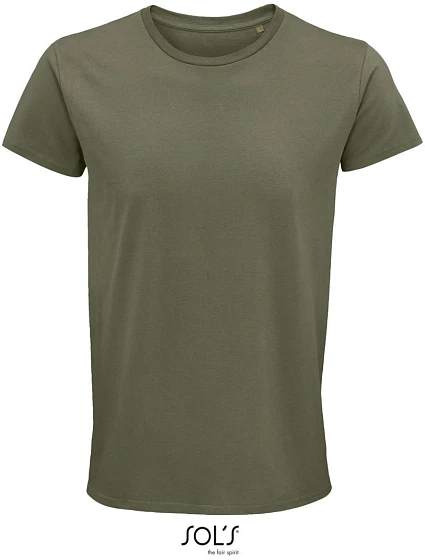 SOL'S Crusader Men Pánské tričko z bio bavlny 25.3582 khaki SOL'S Crusader Men Pánské tričko z bio bavlny 25.3582 khaki