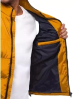 Pánská prošívaná žlutá vesta FashionStreet TX4084