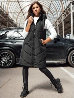 Dámská dlouhá vesta černá Dstreet model 21979998 - FashionStreet
