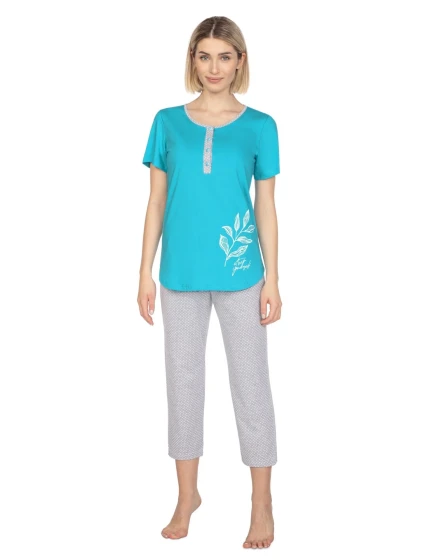 Dámské pyžamo model 19584152 turquise - Regina
