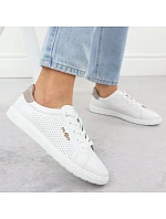 Filippo bílá kožená sportovní polobotka DP6738 Filippo bílá kožená sportovní polobotka DP6738