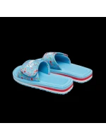 Klapky na suchý zip Kubota vícebarevné květinové modré K25SS-100-001-14-1